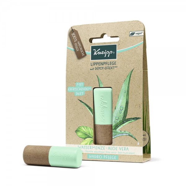 kneipp hydro care water mint aloe vera balsamo labial 47 g
