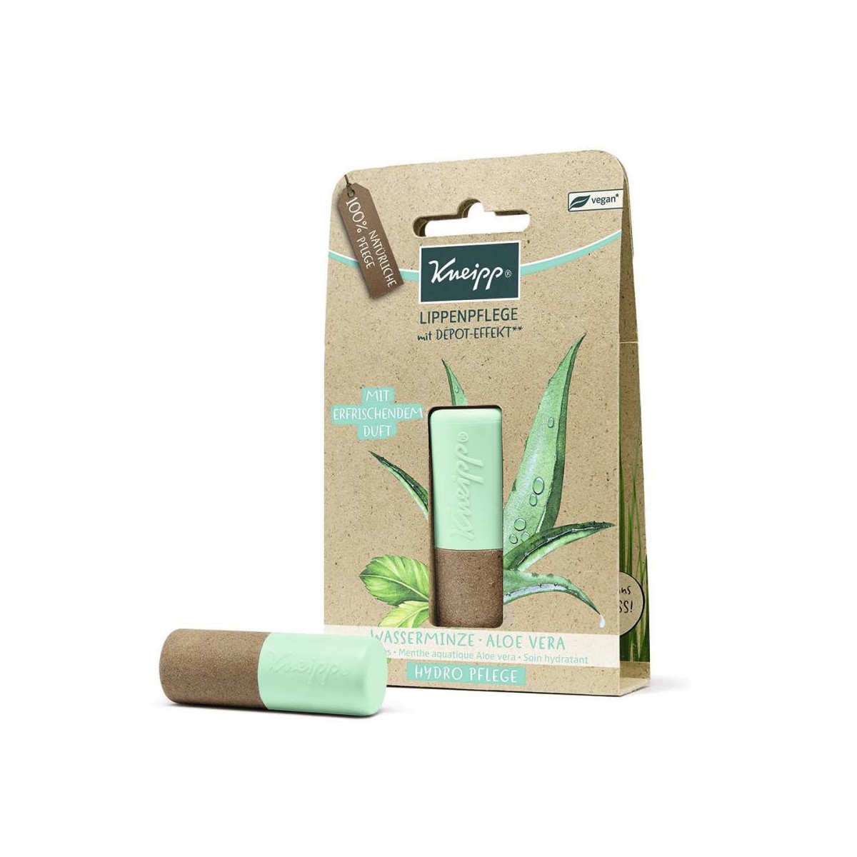 kneipp hydro care water mint aloe vera balsamo labial 47 g