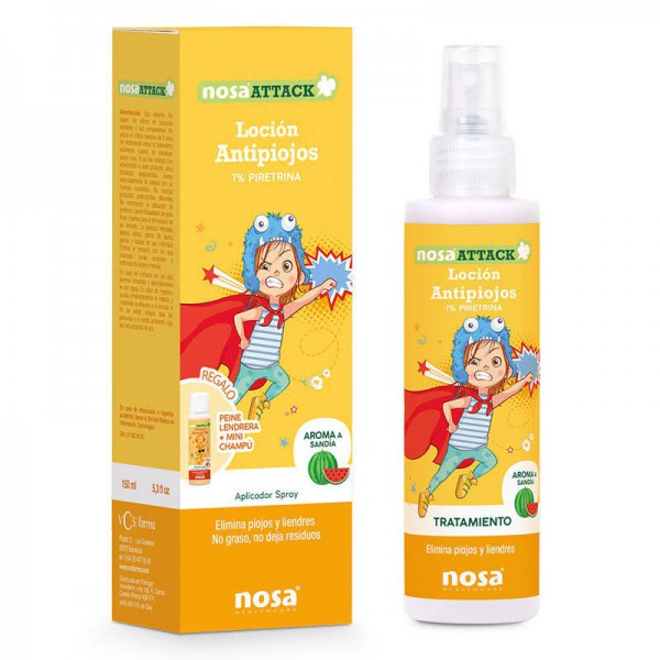 nosa locion antipiojos 1 piretrina 150 ml