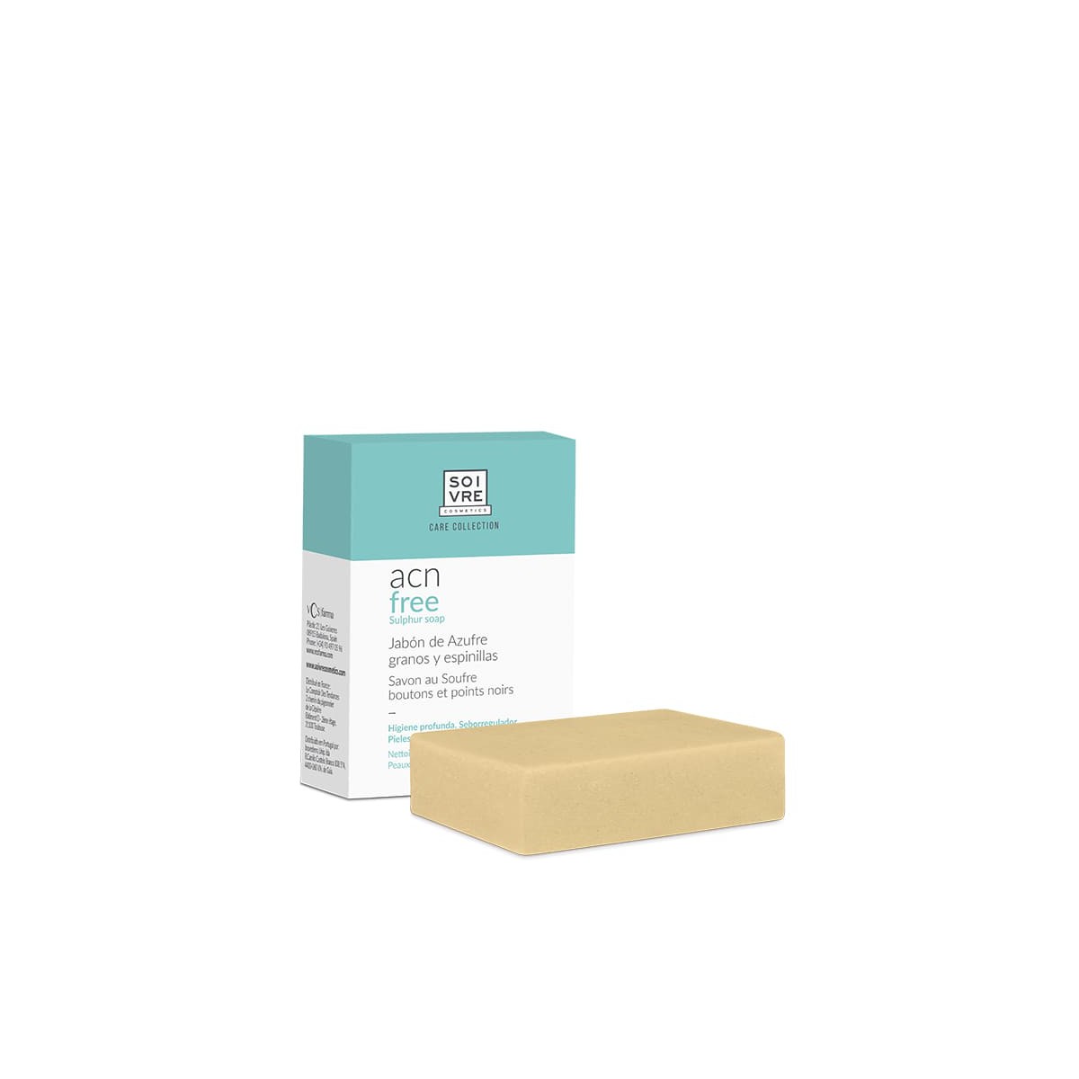 Soivre ACN Free Jabón de Azufre 125gr