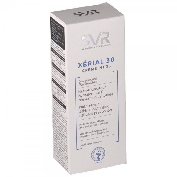 svr xerial 30 crema pies 50 ml