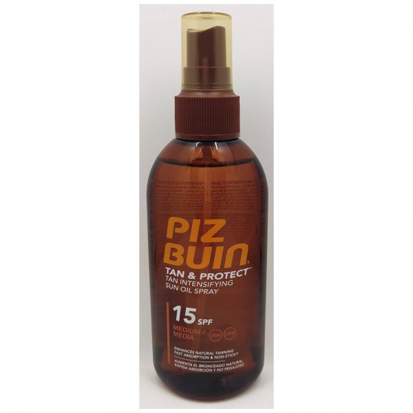 piz buin tan protect aceite spray spf15 150ml
