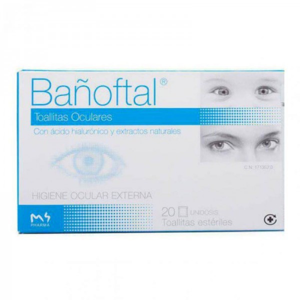 banoftal 20 toallitas oculares