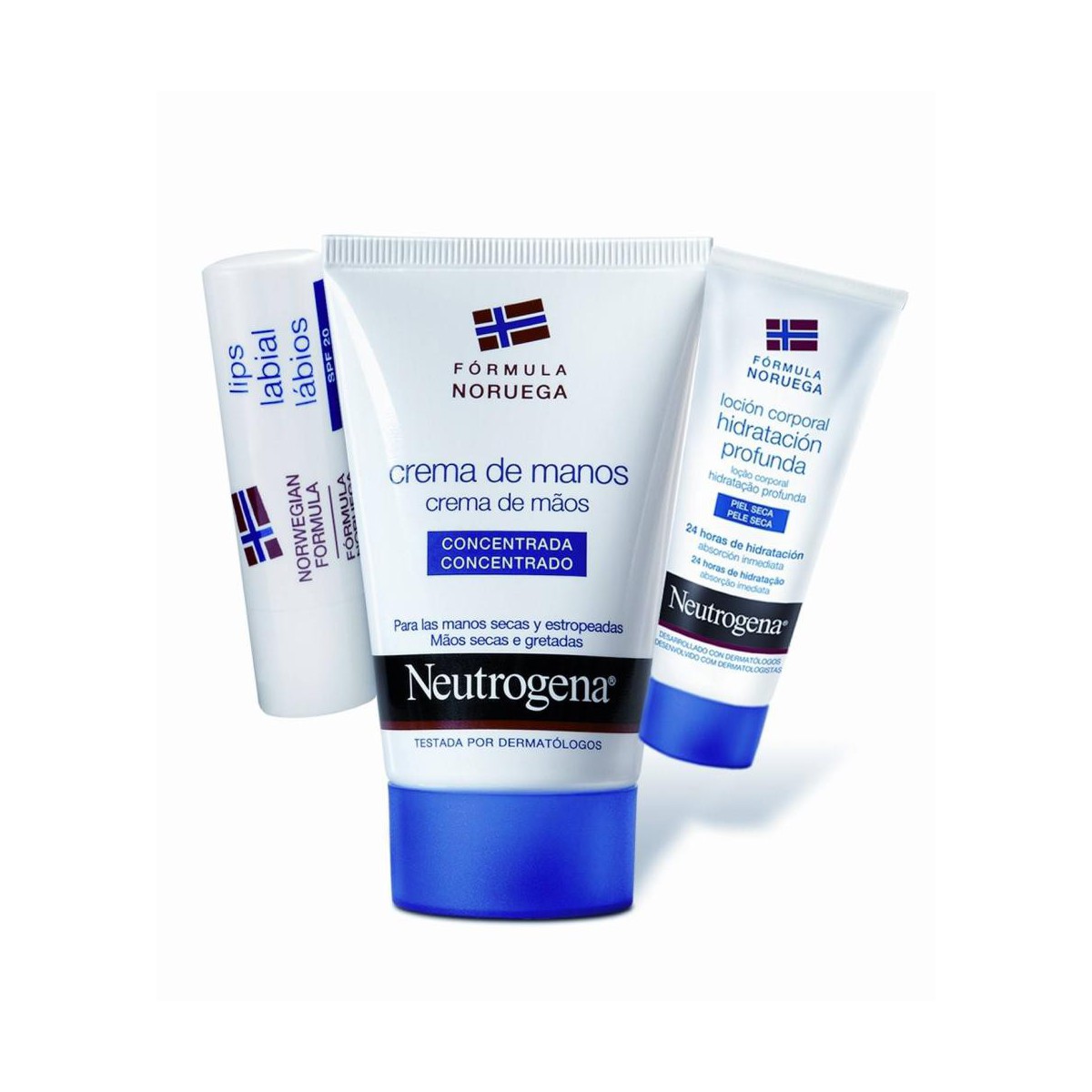 neutrogena pack crema de manos 50ml labial spf20