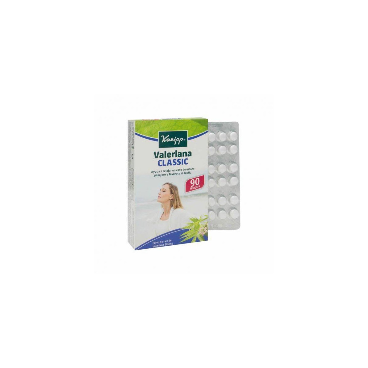 kneipp valeriana classic 90 grageas