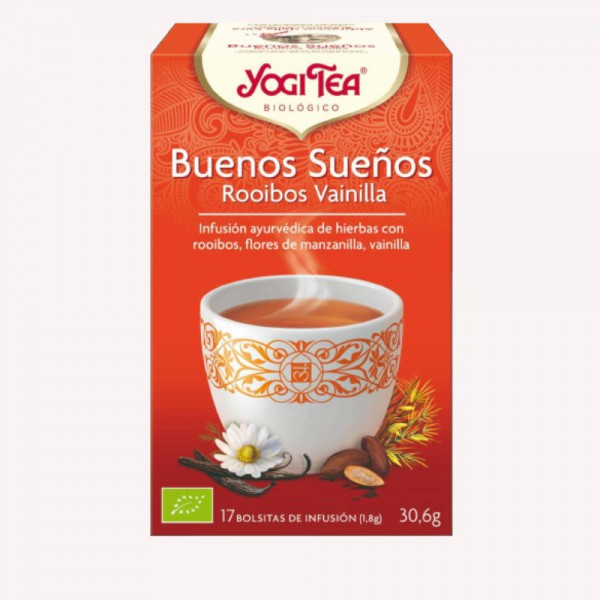 yogi tea buenos suenos rooibos vainilla