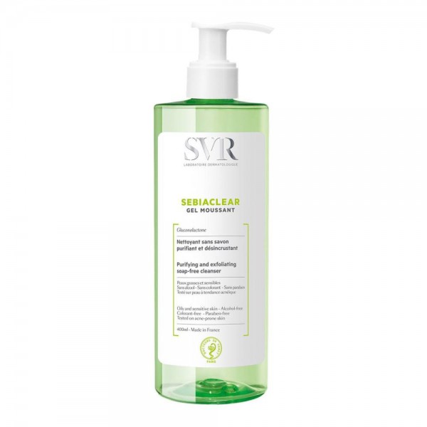 sebiaclear gel moussant 400 ml svr