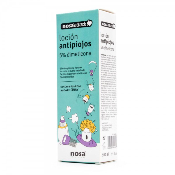 nosa locion antipiojos 5 dimeticona 100 ml