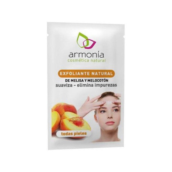 exfoliante de melisa y melocoton 11gr armonia