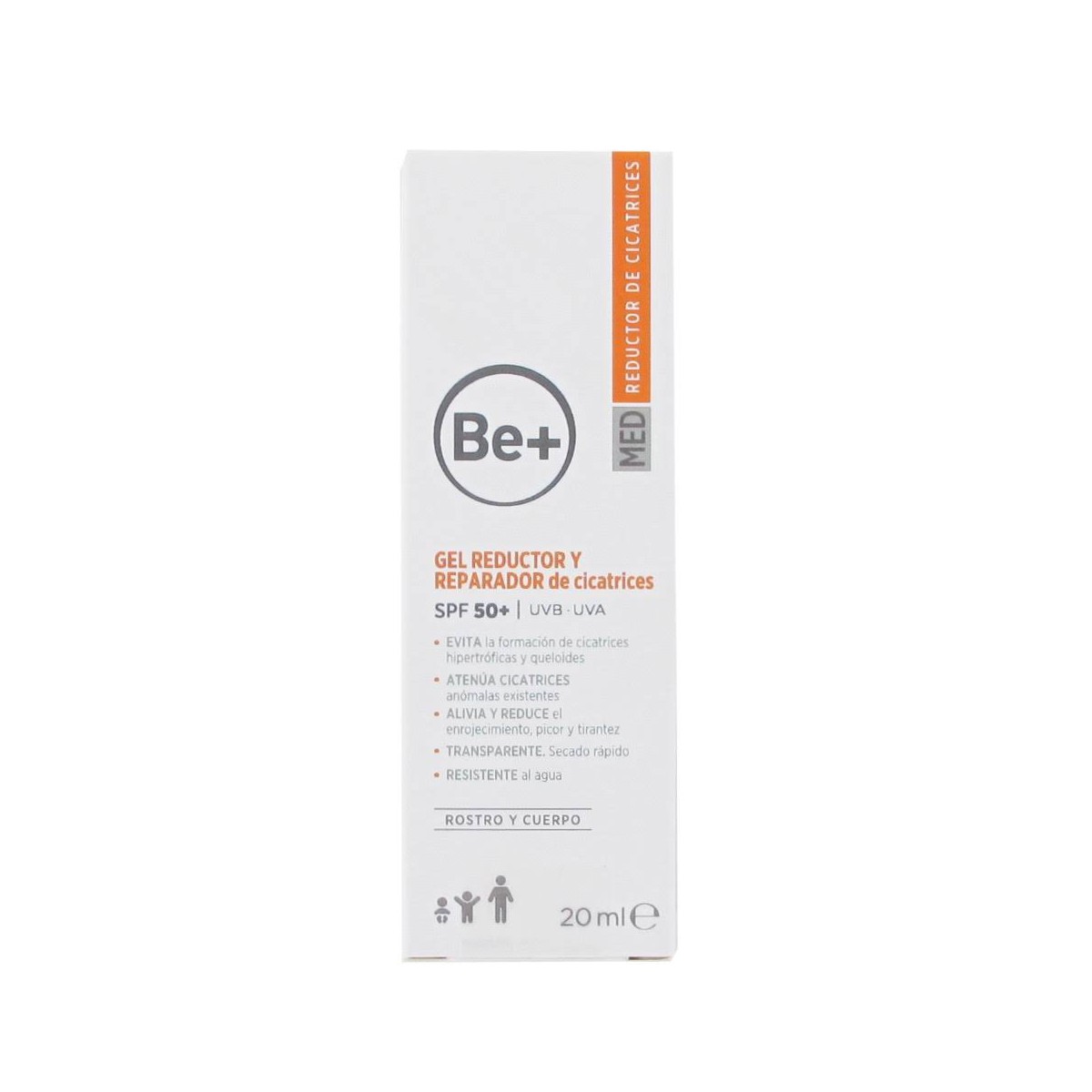 be gel reductor y reparador de cicatrices 20 ml