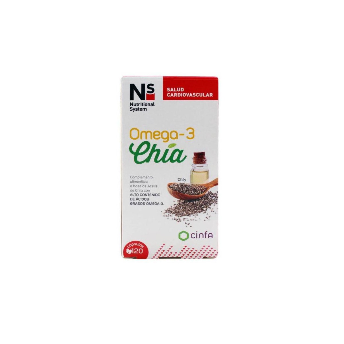 ns omega 3 chia 60 capsulas